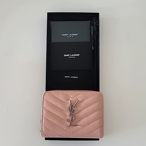 Yves Saint Laurent Bags Ysl Women Wallet Grain De Poudre Techno Sl